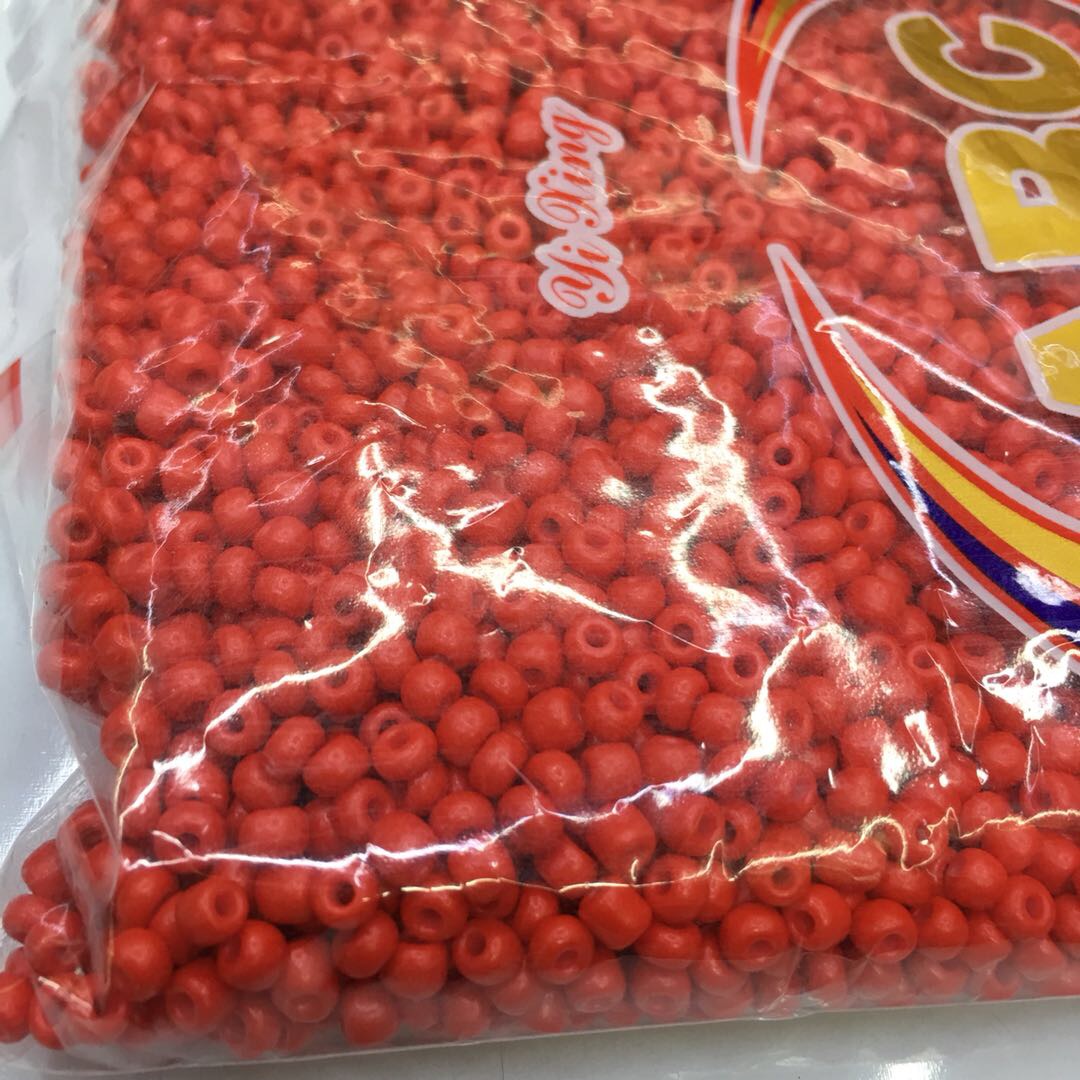 ABC Red Glass beads Factory Direct sales details Picture