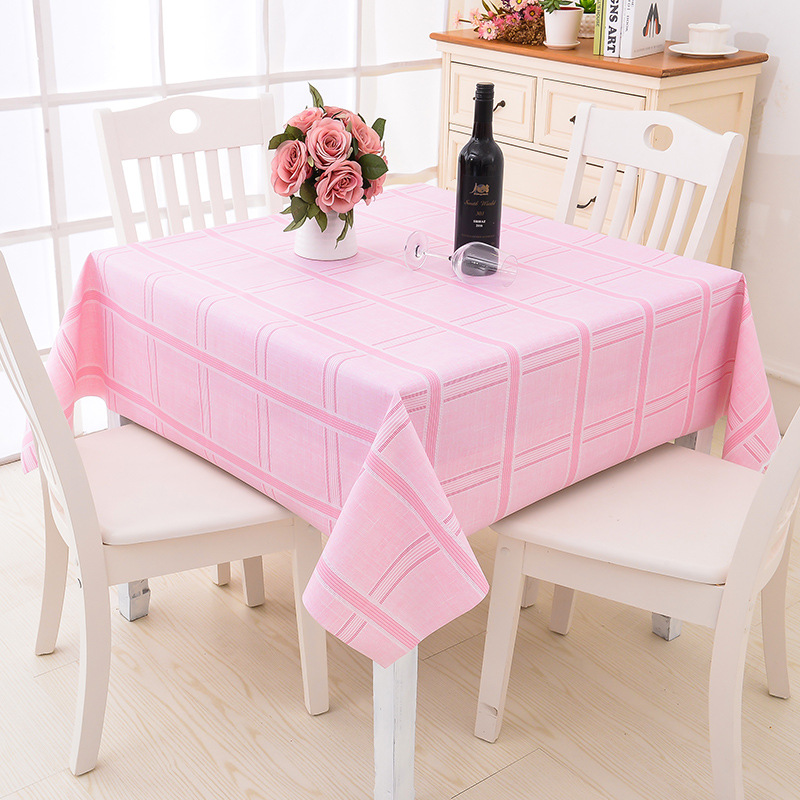 桌布正方形桌布pvc塑料餐桌布台布桌布防油免洗四方桌八仙桌盖布图