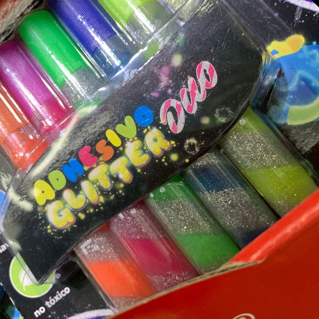 兴达多彩亮闪色彩棒5支装细节图