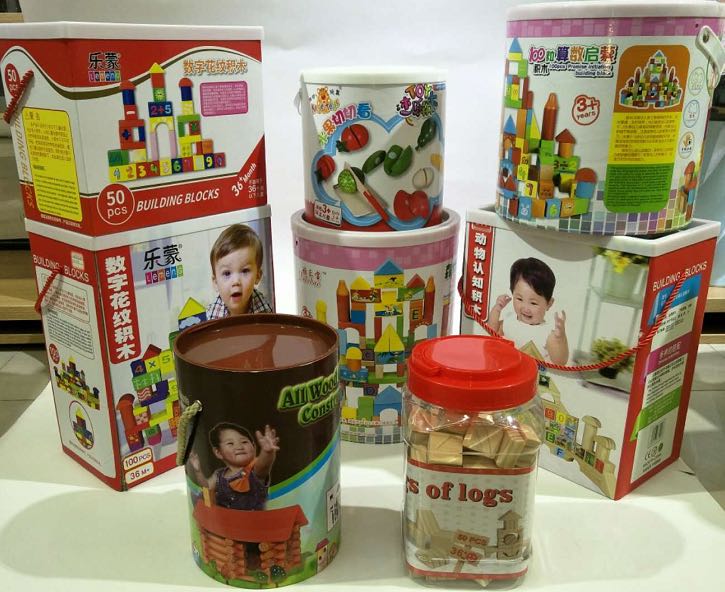 50 pieces of solid wood building blocks details Picture