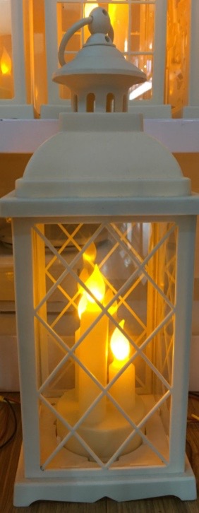 Factory direct sales of genuine plastic glass round head inclined grid three-pole hand-held lamp