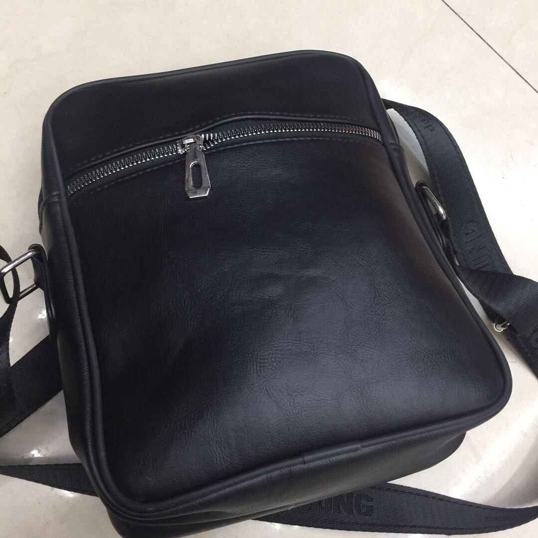 Nuevo estilo moda bolso de cuero mochila maletín de moda maletín oficial de hombre de negocios de un hombro bolsa crossbody hombre marca de moda casual Specification image