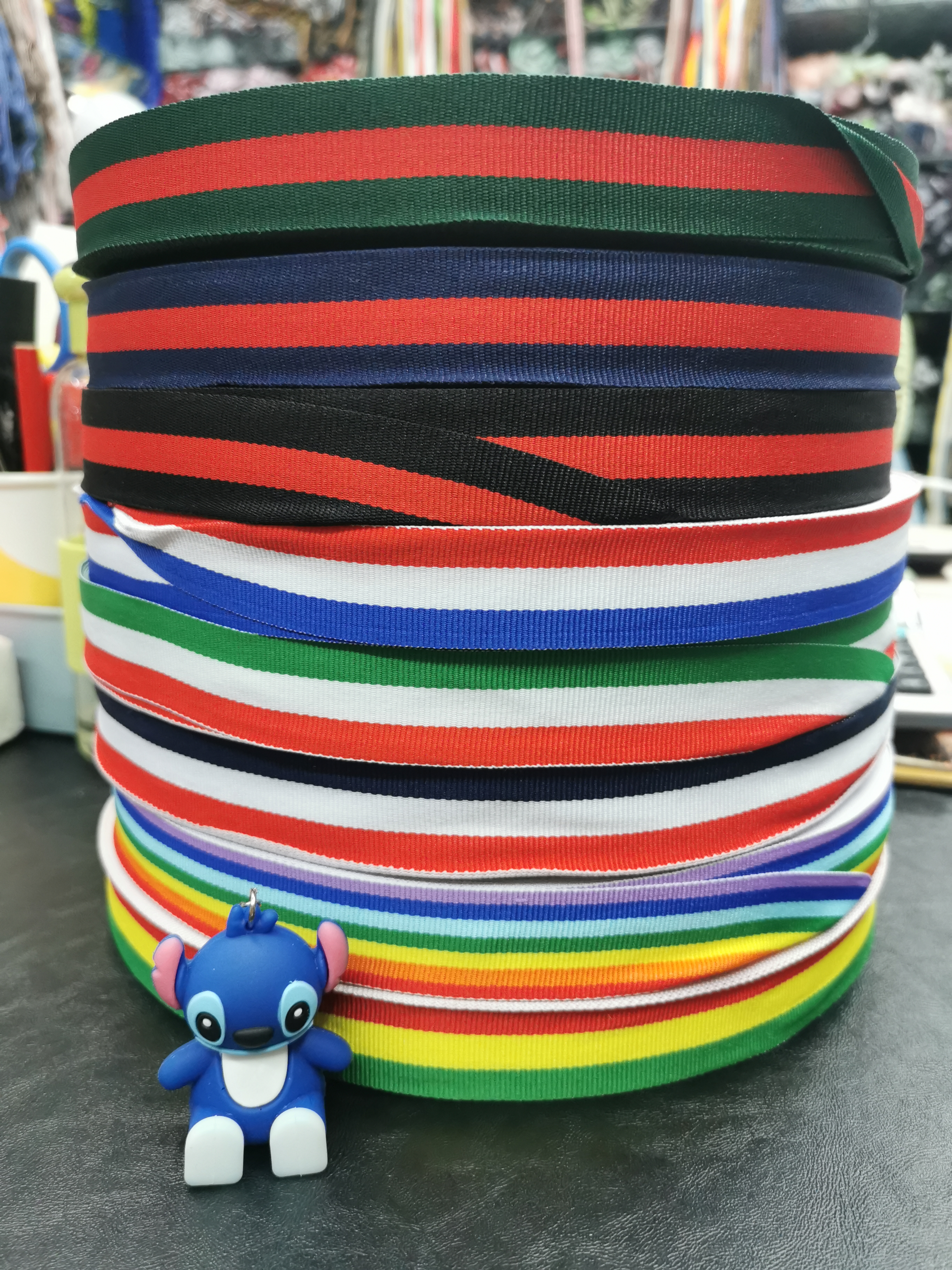 1-2.5CM polyester interlaced ribbon series, webbing, colored ribbon, decorative ribbon and lace are in stock Specification image