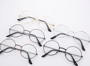 新款韩版无度数平光镜时尚复古文艺圆框眼镜