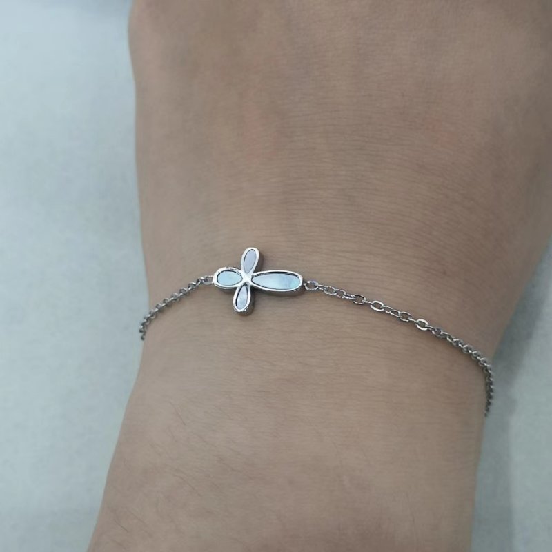 New Cross Style Fashion Temperament Bracelet High-End Anti-Allergy Jewelry Net Red Matching Accessories Specification drawing