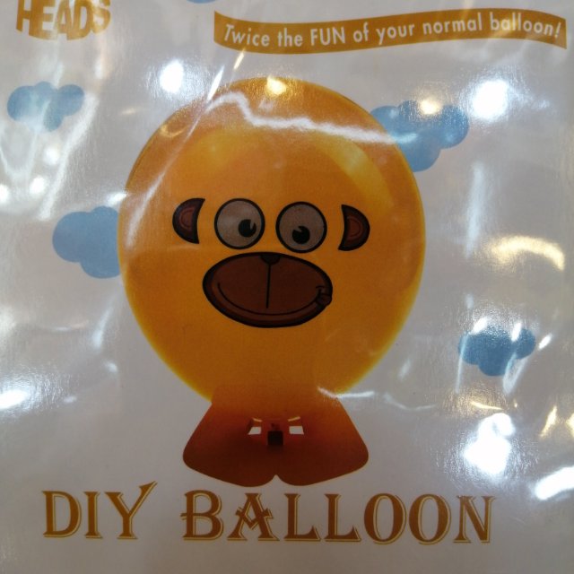 Party balloons: Latex orange balloons details Picture