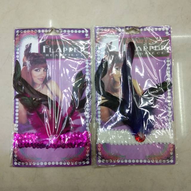 PROM nylon chicken hair headband Halloween headgear wholesale