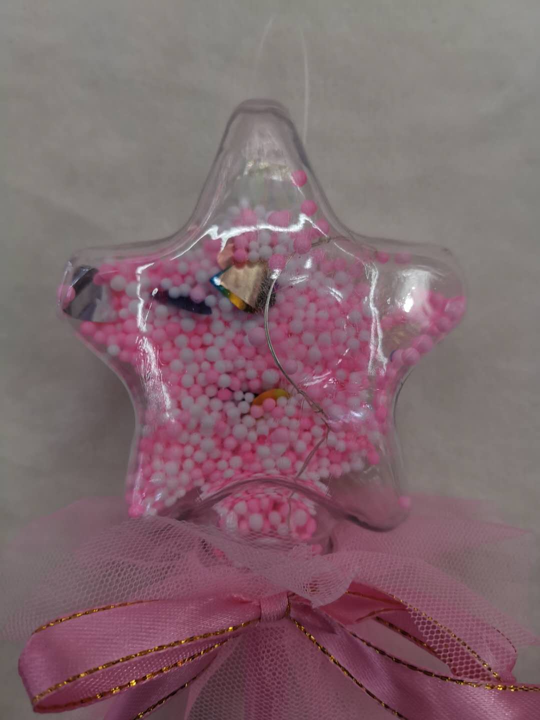 Creative Glow Fairy Stick Sparkle Stick Magic Stick Kids Night Market Children's Transparent Pentagram Toys details Picture