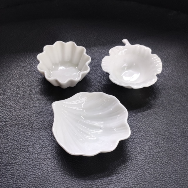 Pure white ceramic condiment plate, pastry plate, vinegar plate, 1 piece, 480 pieces, minimum order of 10 pieces
