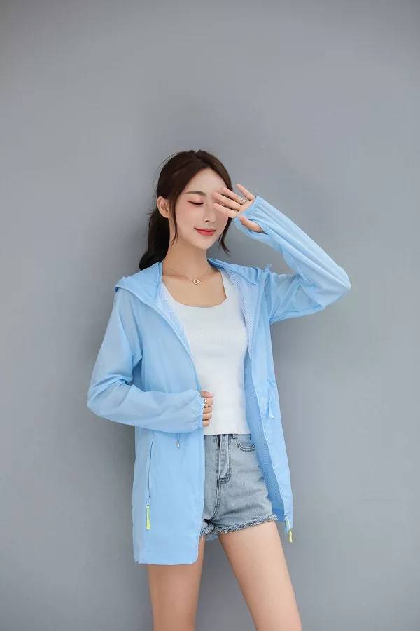 Sun protection clothing for women 2020 New style: Driving and cycling sun protection clothing for women, summer UV protection, breathable, versatile and thin details Picture