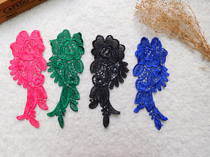 宽边纱带/玛瑙配饰/羊毛线/服装贴花/绣标细节图