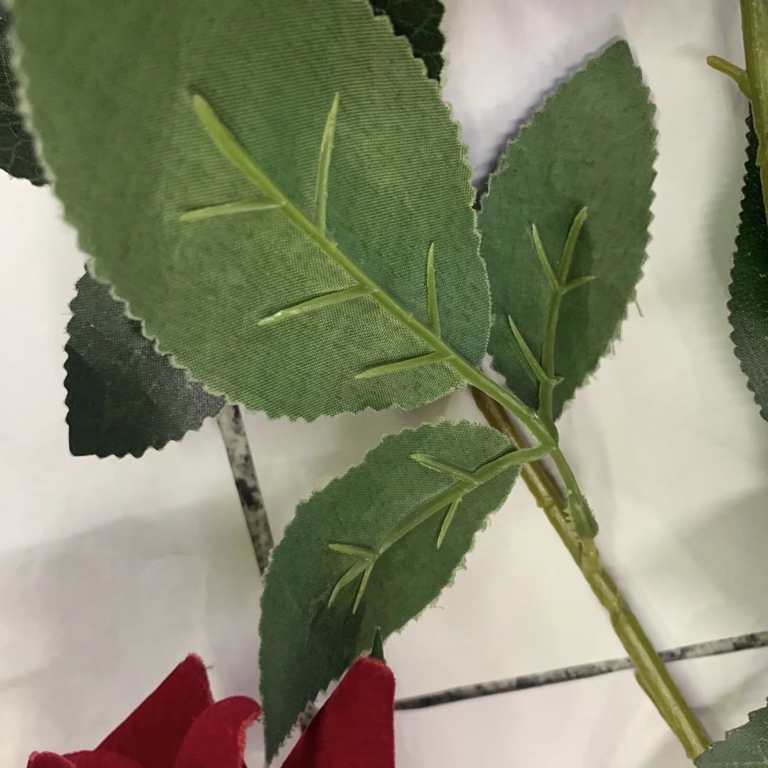 仿真花假花餐桌卧室客厅装饰品摆设花酒柜红色摆件工艺品塑料花细节图