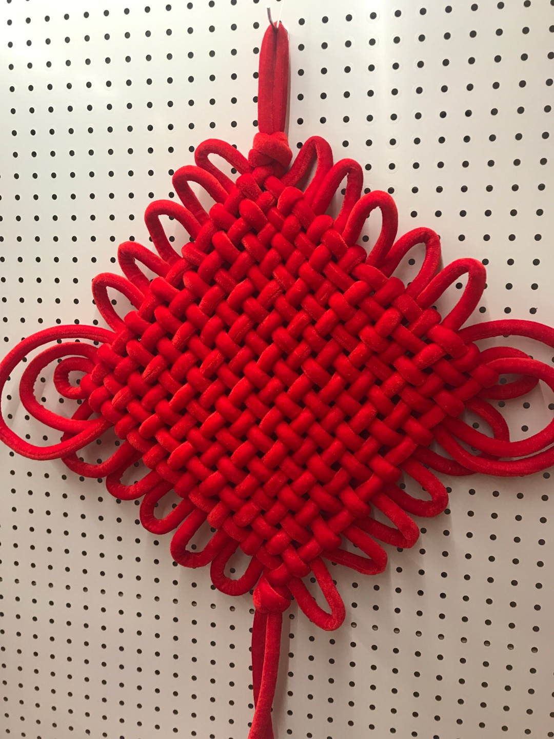 2021新款厂家直销批发绒布全红手编中国结