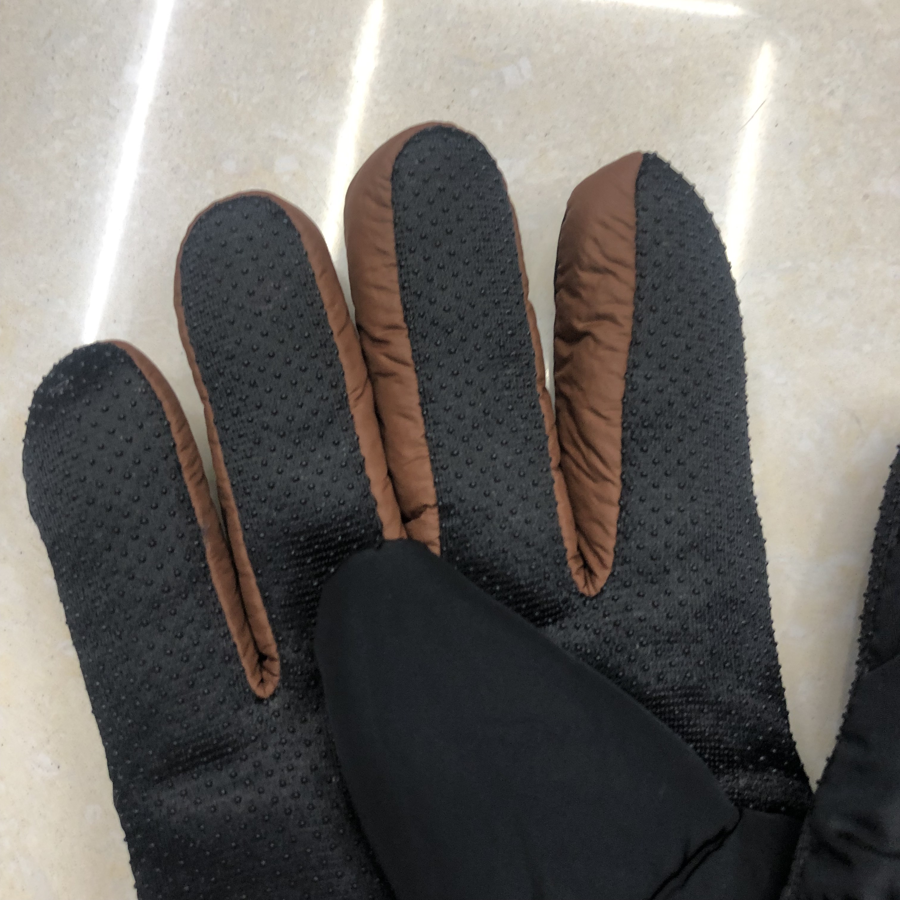 Men's Gloves Winter Riding Plus Fleece Thickened Warm Leather Gloves Outdoor Motorcycle Windproof, Waterproof And Cold Proof details Picture