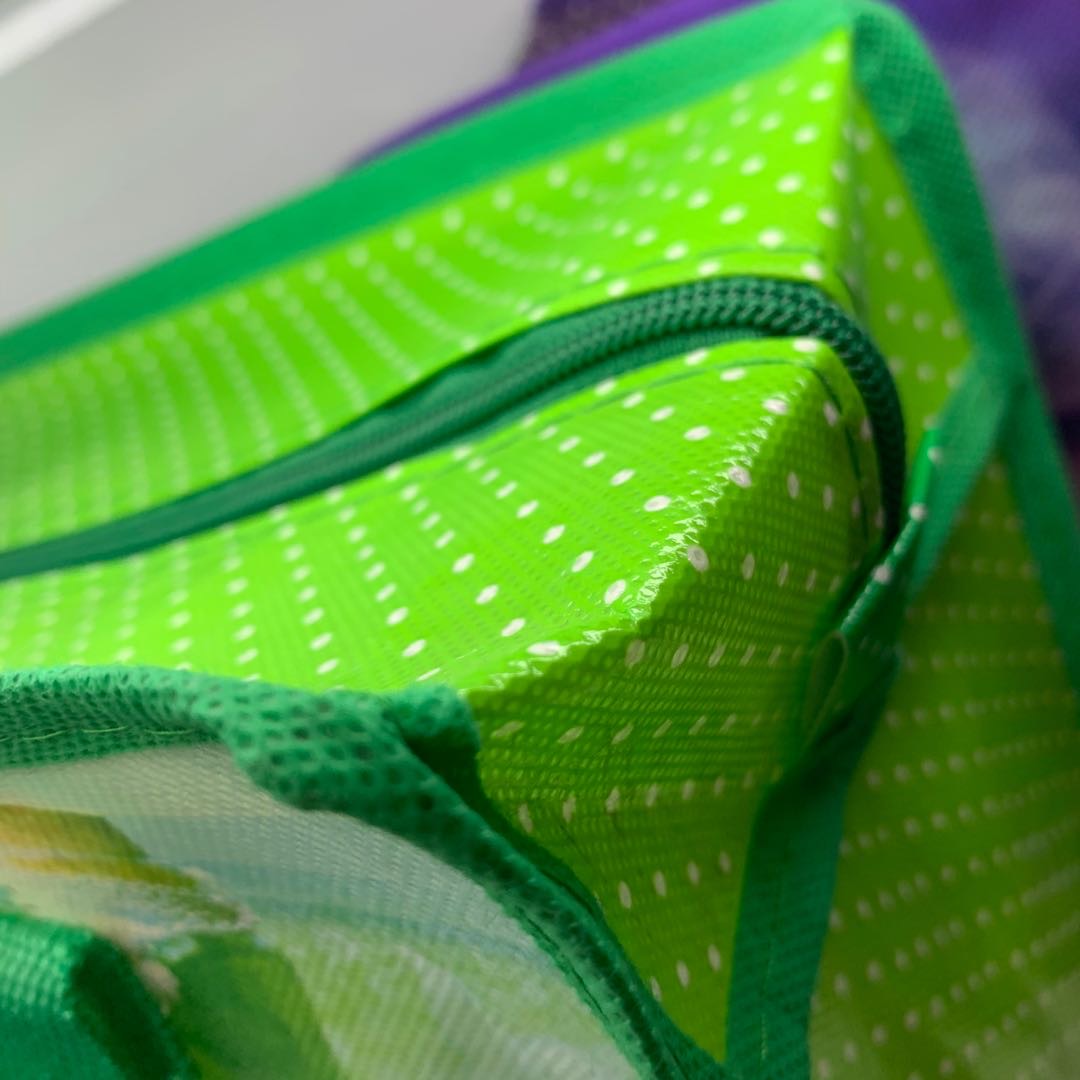 青绿色少女多功能袋子旅行包产品图