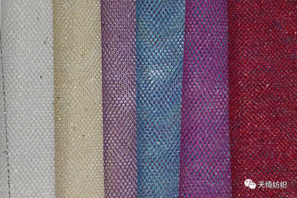 网布满版喷粉服装饰品面料