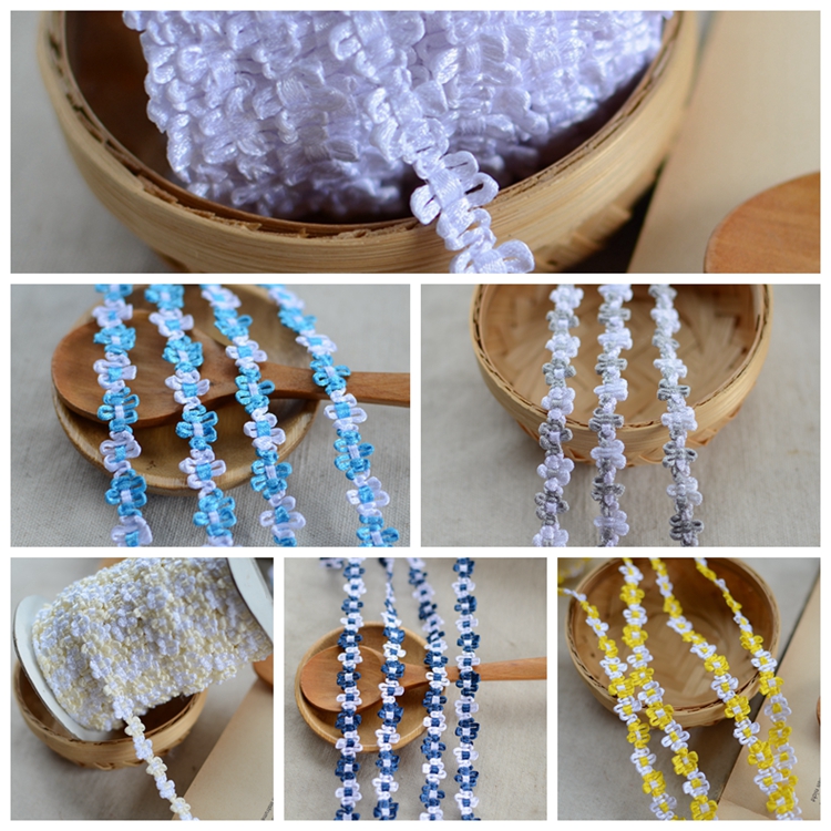 Lace accessories 6 colors polyester fiber ribbon lace doll lace hand accessories