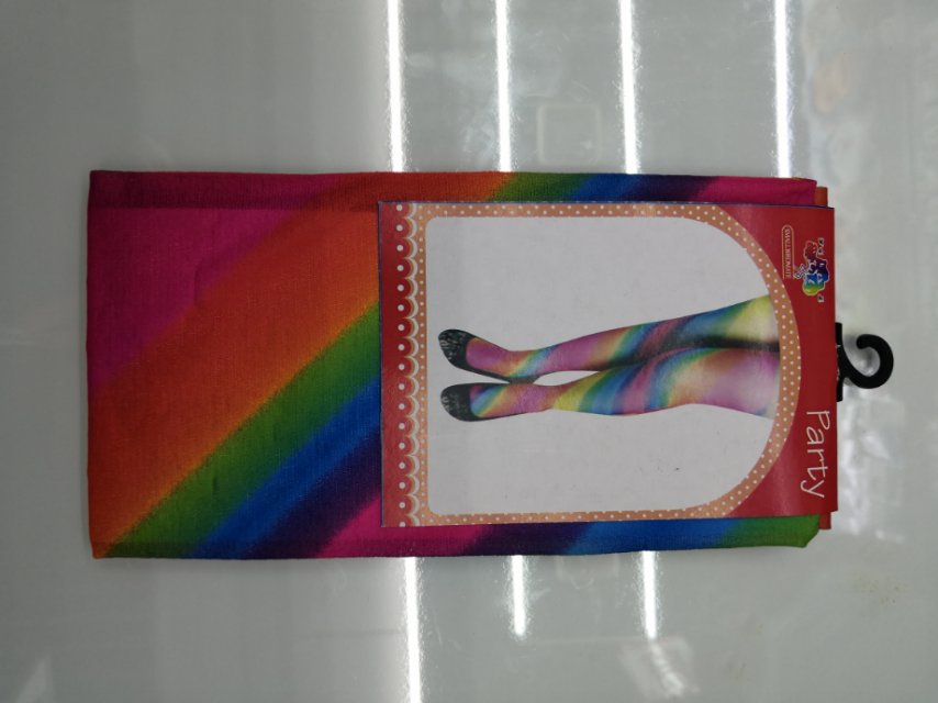 厂家直销万圣节用涤纶彩虹传统袜节日用品