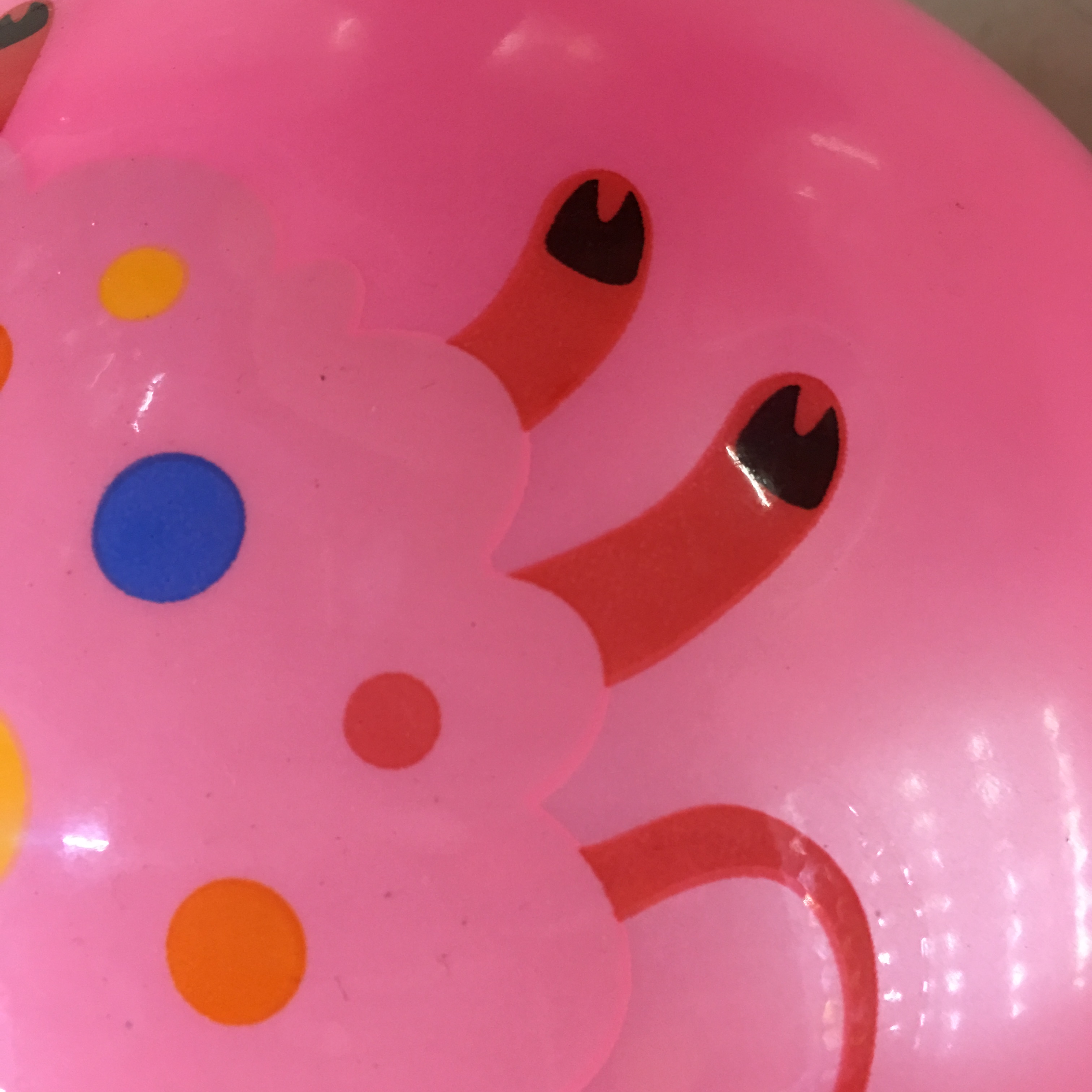 Leather Ball Children's Toys Kindergarten Special Elastic Pat Ball Non-Toxic Calf Ball Baby Home details Picture