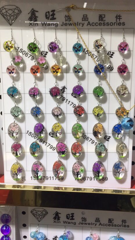 Copper stone life tree for jewelry accessories Specification image