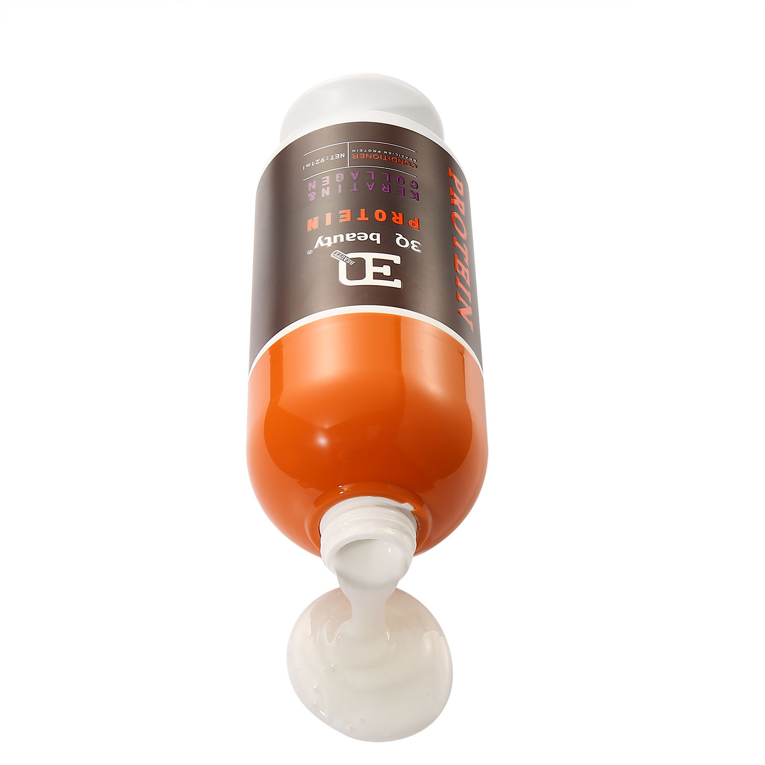 3Qbeauty Protein conditioner nourishes frizzy and smooth hair details Picture