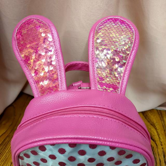 Leisure Travel Backpack For Children Rabbit School Bag For Children details Picture