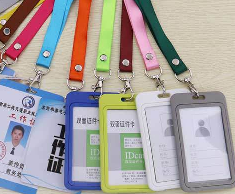 直销塑料卡套工作牌挂胸牌卡套创意证件