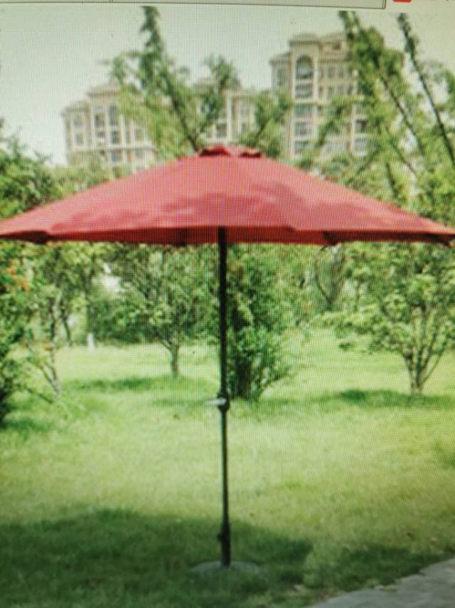 High-end double-layer hand-cranked umbrella for courtyard and garden: 15381745370. Same number for wechat details Picture