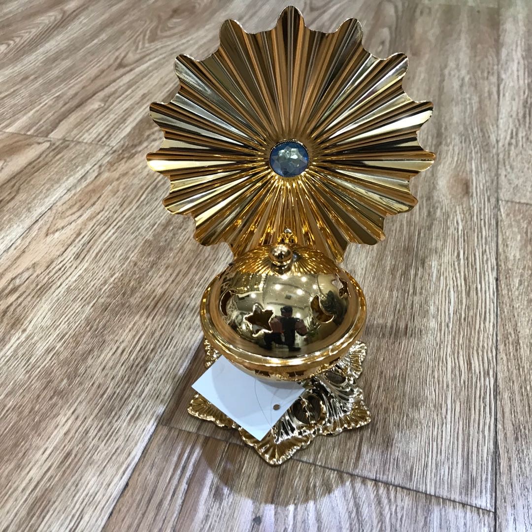 European retro sunflower candlestick decorative items for home handicrafts and gifts