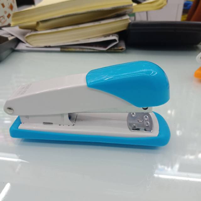 White and blue school supplies stapler