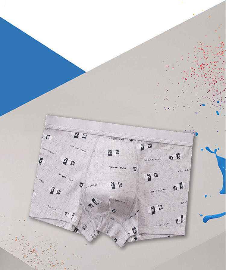Men's Briefs Men's Briefs Cotton Teen Boys Student Breathable Boxers Men's Boxers Men's details Picture