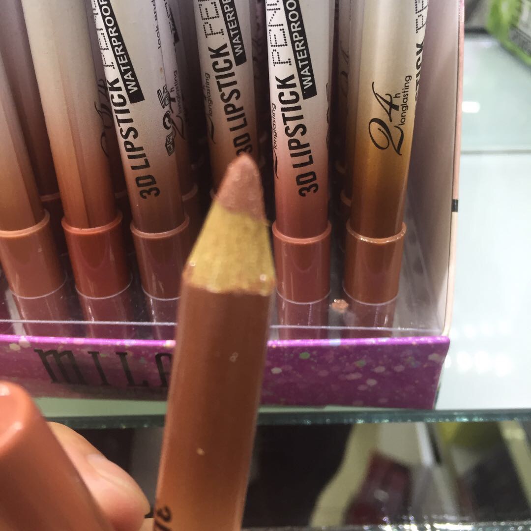Manufacturer Direct Eyebrow Pencil Eyeliner Eyeshadow Pencil 12 Color Set Brightening Eyebrow Pencil Specification drawing