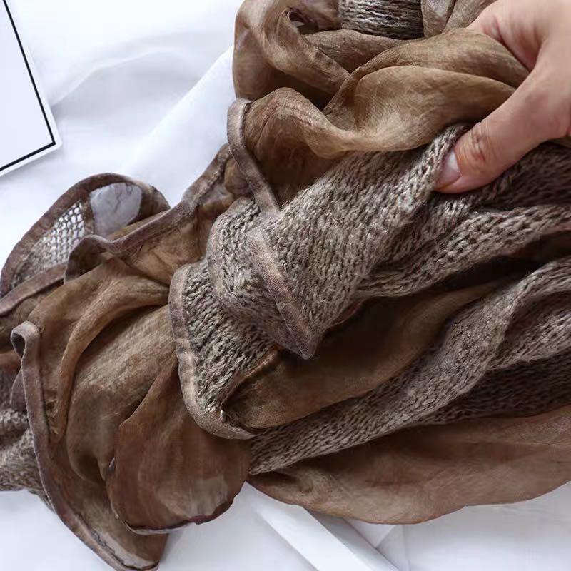 Spring And Autumn New Special Elegant Temperament Everything Long Foreign Style Scarf Woman Specification drawing