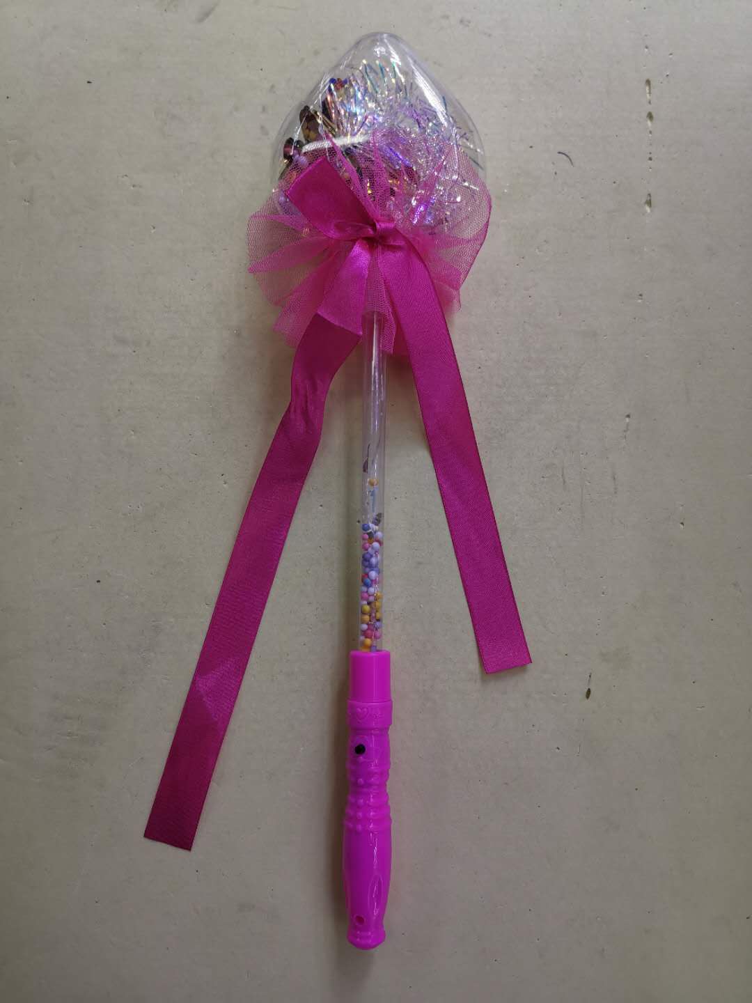Led fairy wand Bobo ball glowing magic wand flash stick children's toys hot selling gift hearts