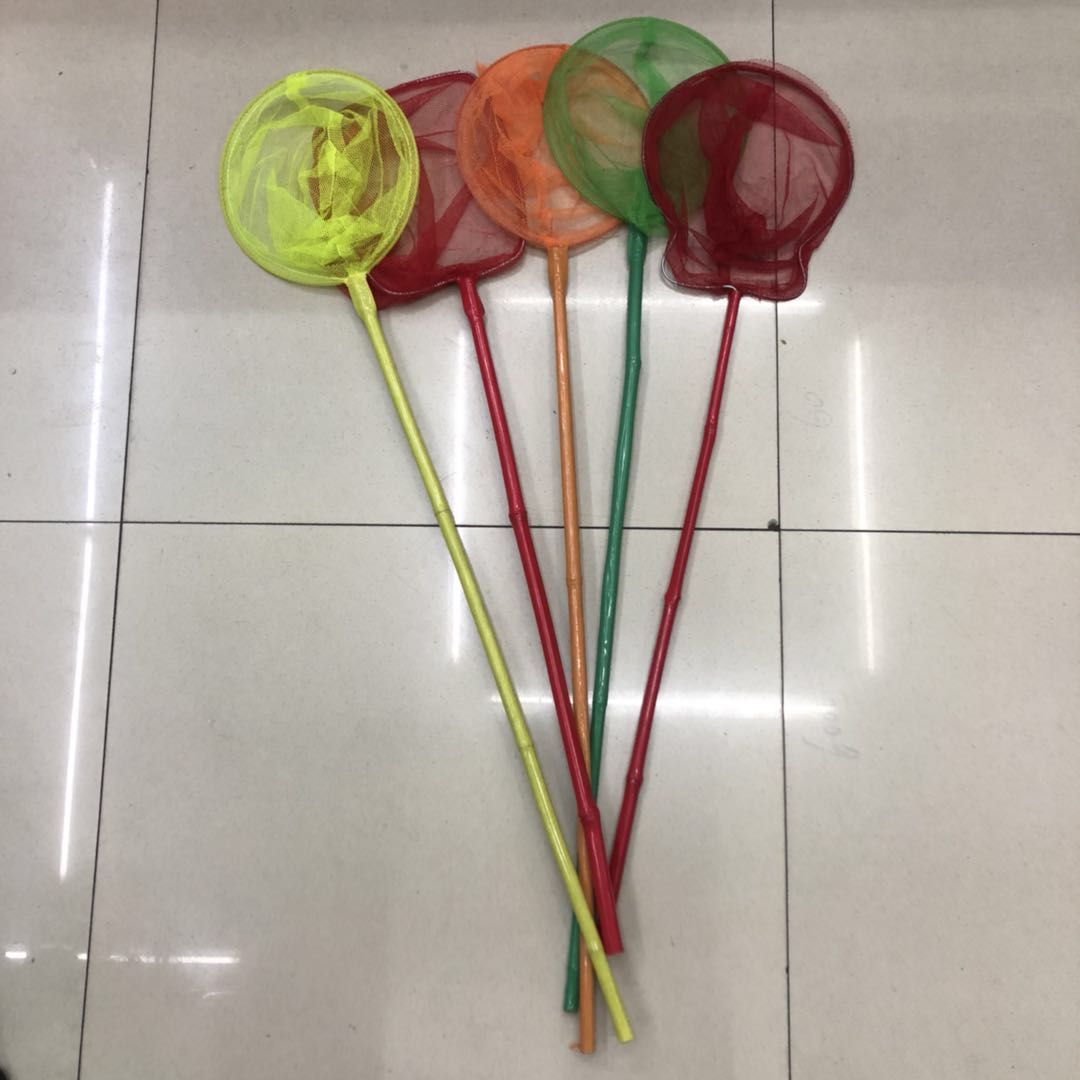 轻巧儿童捞鱼网 抄网蝌蚪龙虾网兜捕虫网渔网细节图