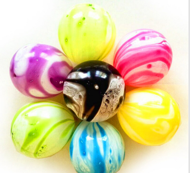 10-inch agate balloons, 2.3g thickened wedding seven-color latex balloons, birthday party colorful cloud balloons wholesale details Picture