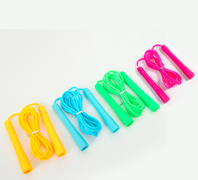 淘宝爆款学生跳绳成人塑料pvc健身运动器材厂家健身绳定制批发