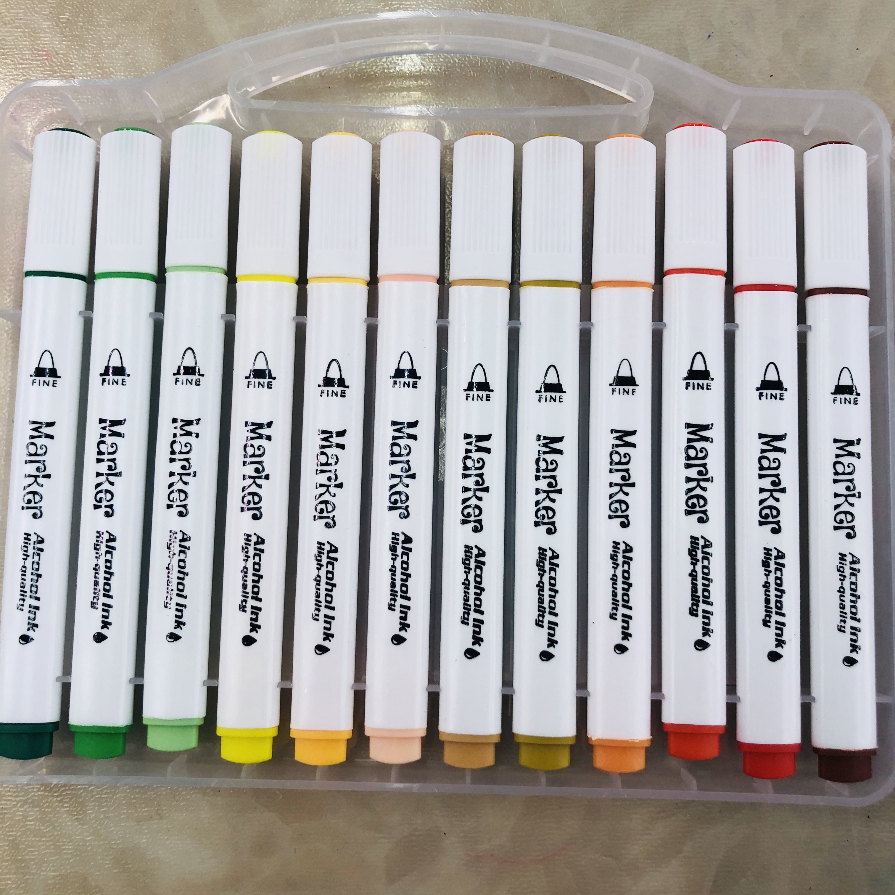 马克笔/丙烯马克笔/双线轮廓马克笔/马克笔水彩笔/丙烯双头软马克笔细节图