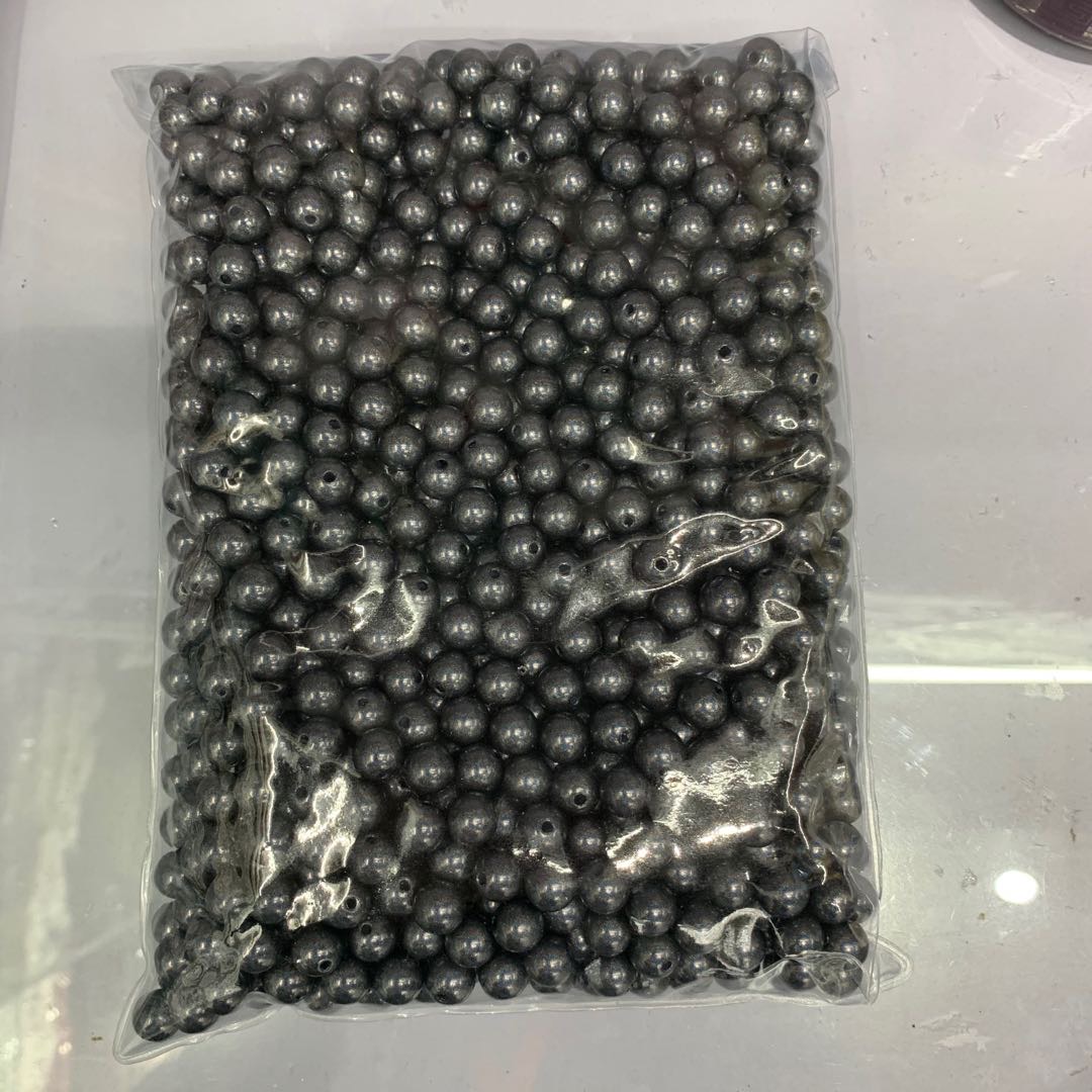 黑色珠子项链配件配饰