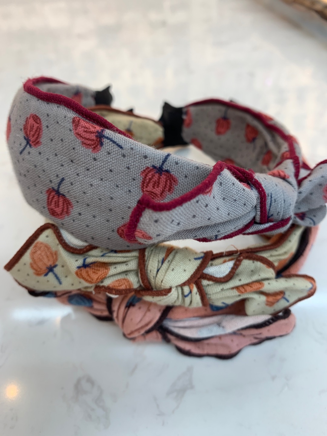 New style imitation hemp fabric knotted cotton headband headband headband thumbnail