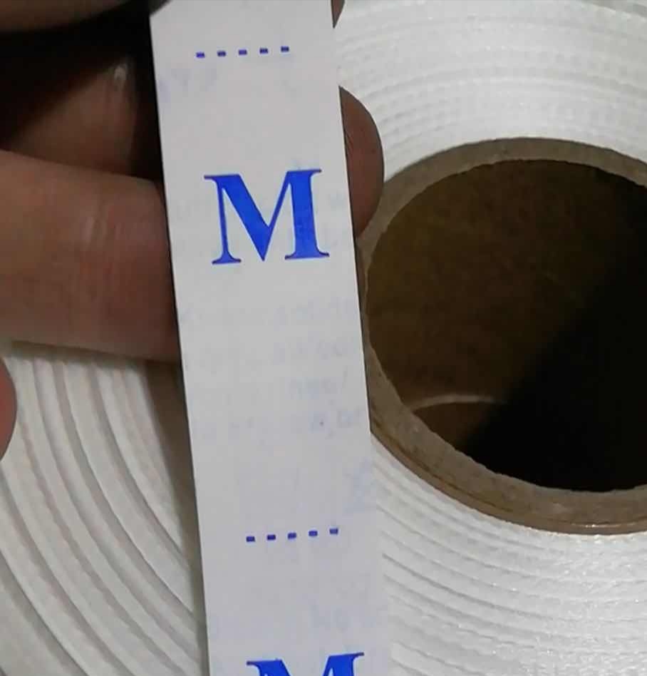 White Wash Label Clothing Collar Calibration To Make The Main Standard Box Bag Side Label Specification drawing