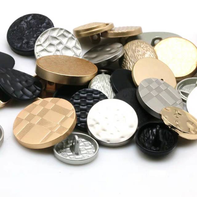 High-End Metal Vintage Men's And Women's Coats British Trench Coat Sweater Accessories Buttons Coat Coat Coat Suit Button