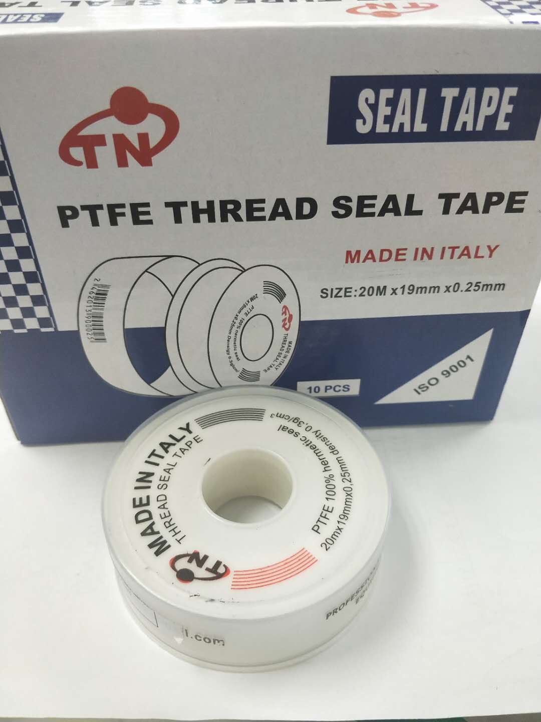 White raw material belt thickening and widening waterproof gas project sealing belt teflon raw tape thumbnail