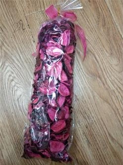 TH-6: Item Number: B100, Dry Floral Fragrance Bag (rose red) Specification image