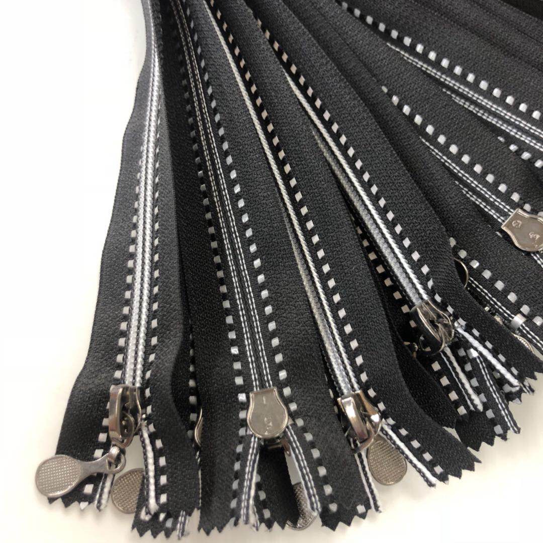Factory direct sales small 5 nylon black zipper fashion clothing trench zipper thumbnail