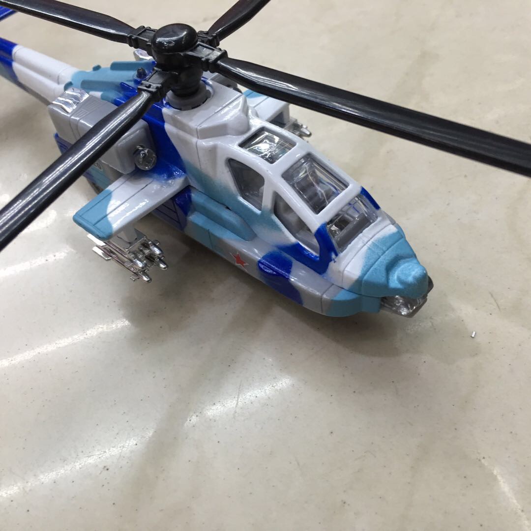 Alloy rebound helicopter children's toy details Picture
