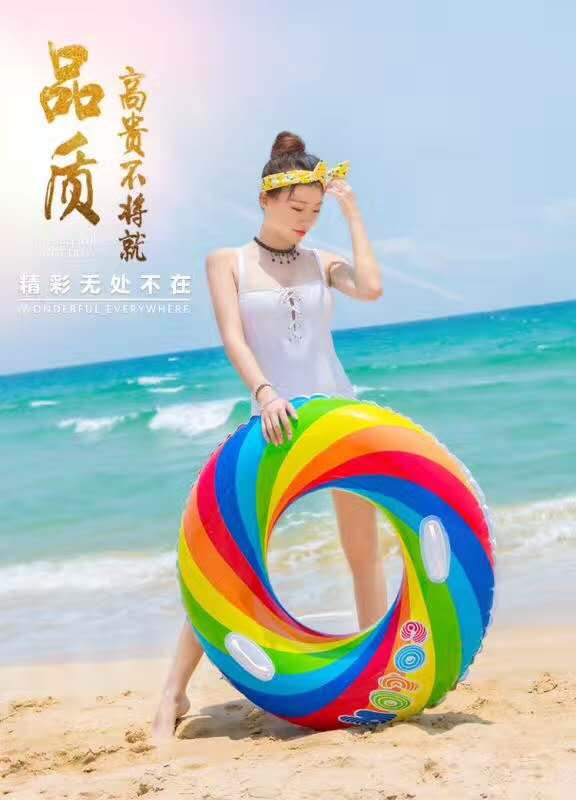 成人游泳圈加厚男女网红充气救生圈