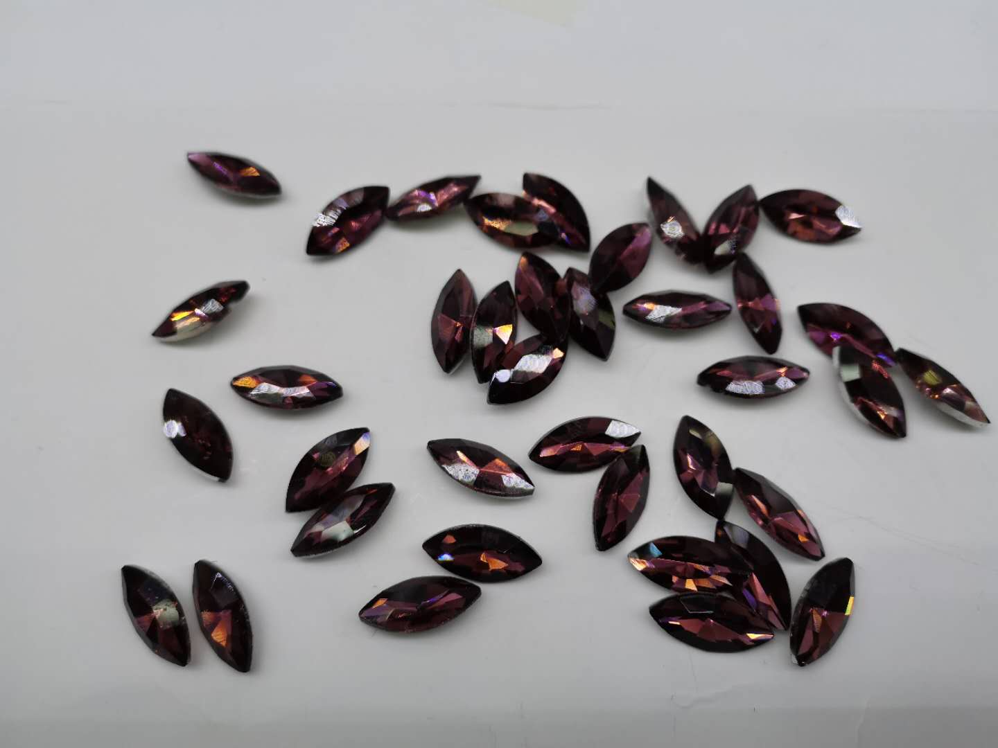 茶马色6*12马眼龟面异形钻中东钻DMC烫钻