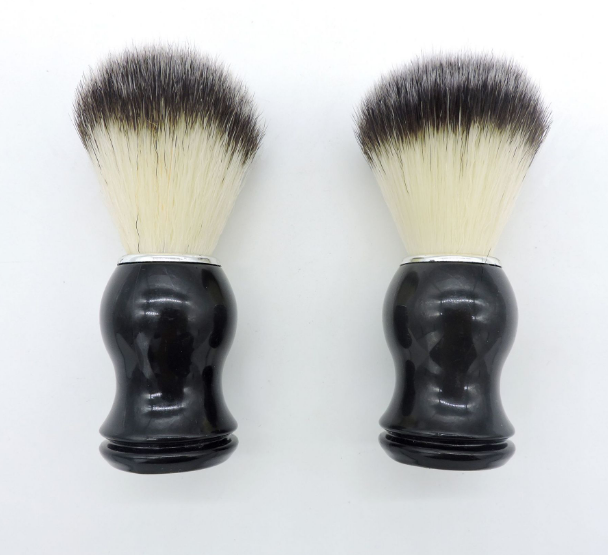 软毛胡刷尼龙毛塑料柄专业男士胡须刷男士洁面