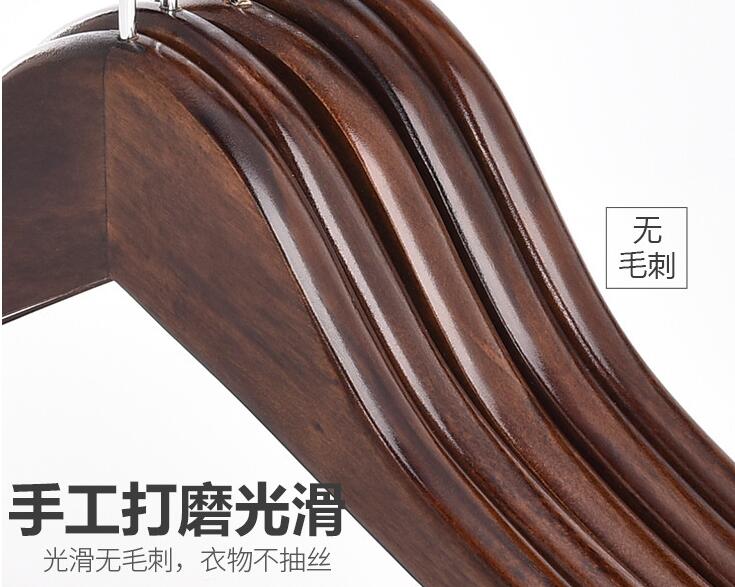 Clothing Store Hanger Special Custom Women's Clothing Adult Children Wooden Hanger Hotel Vintage Men's Clothing Support Home Wholesale